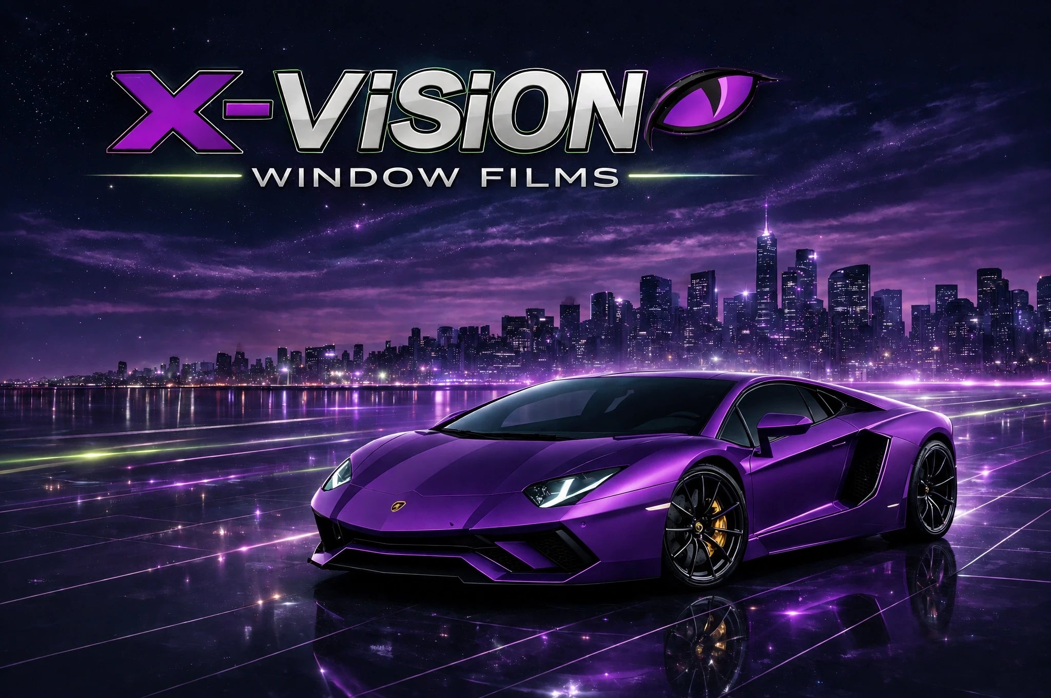 Xvision automotive film artwork